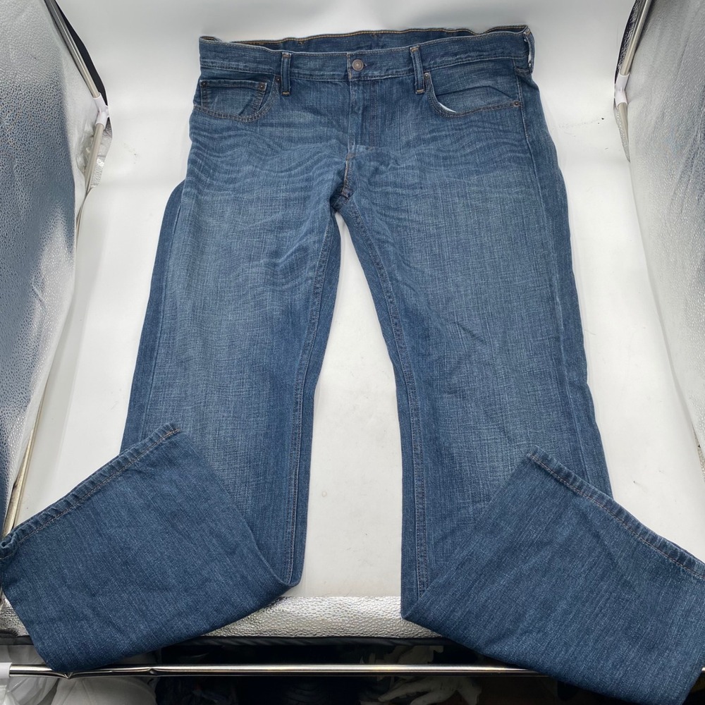 Levis 527 Slim Bootcut Jeans Mens 38x32 Blue Medium Wash Denim 05527-4258 SEO